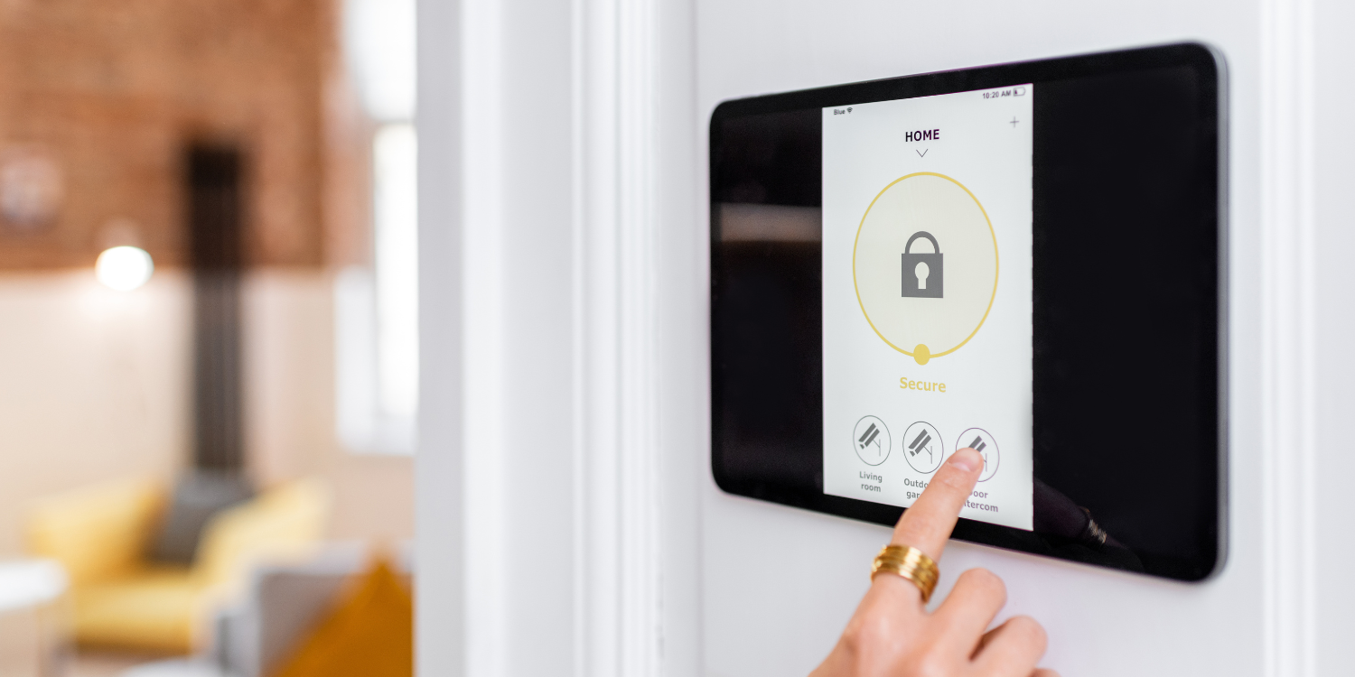 Controlling home alarm system with a digital touch screen panel - Home control on a baby registry? Here's Why!