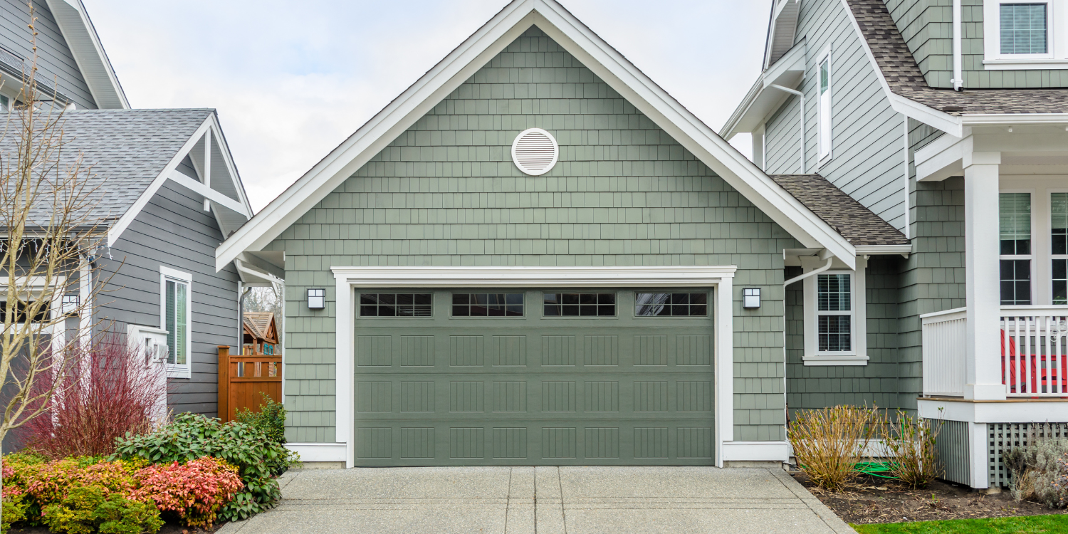 Green Wooden Garage Door - The Future of Garage Doors: Top Trends and Technologies in 2024