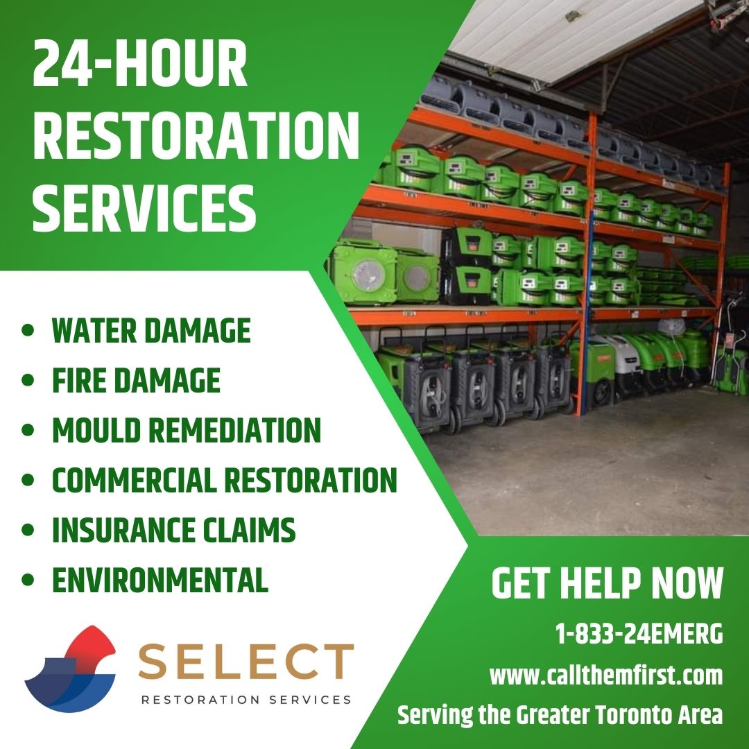 SELECT Restoration Services  Basement Waterproofing $(in_location),  Disaster Restoration (Fire and Flood),  Mold and Asbestos,  Toronto,ON